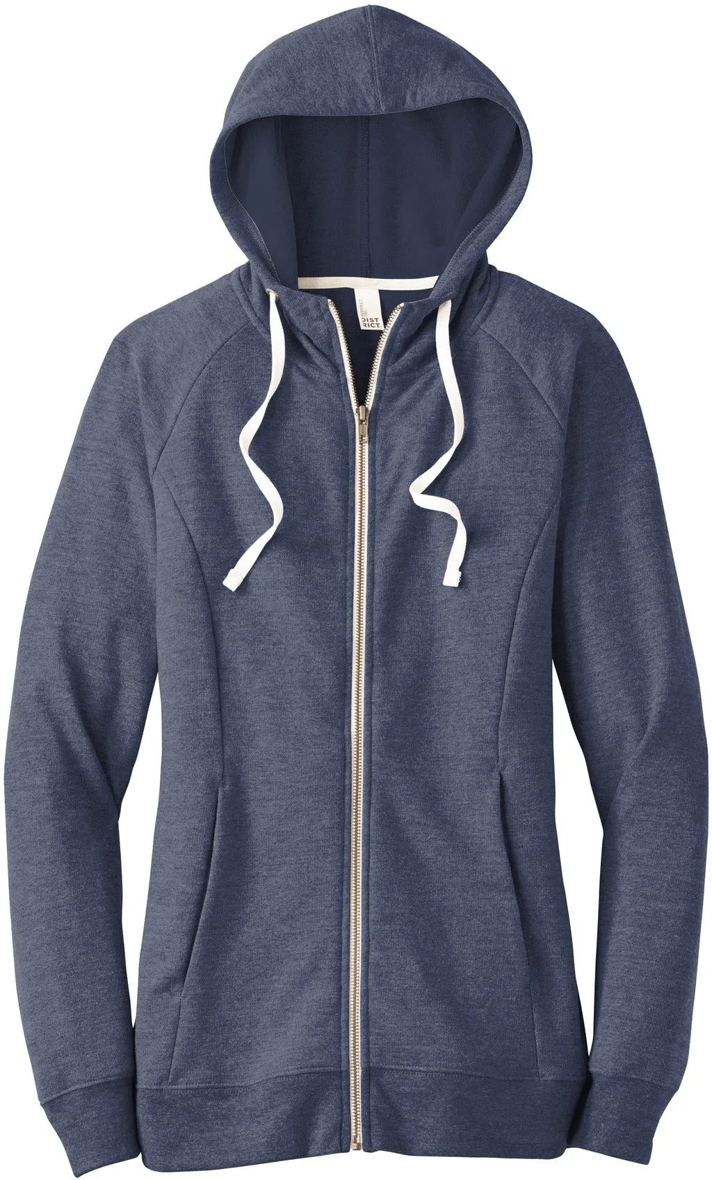 DistrictLadies Perfect TriFrench Terry Full-Zip Hoodie