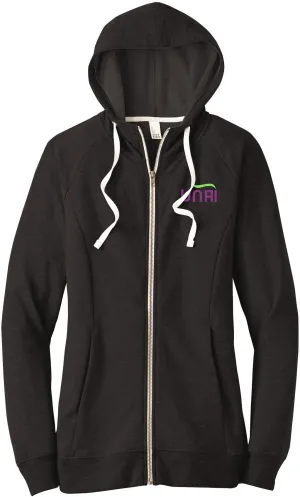 DistrictLadies Perfect TriFrench Terry Full-Zip Hoodie