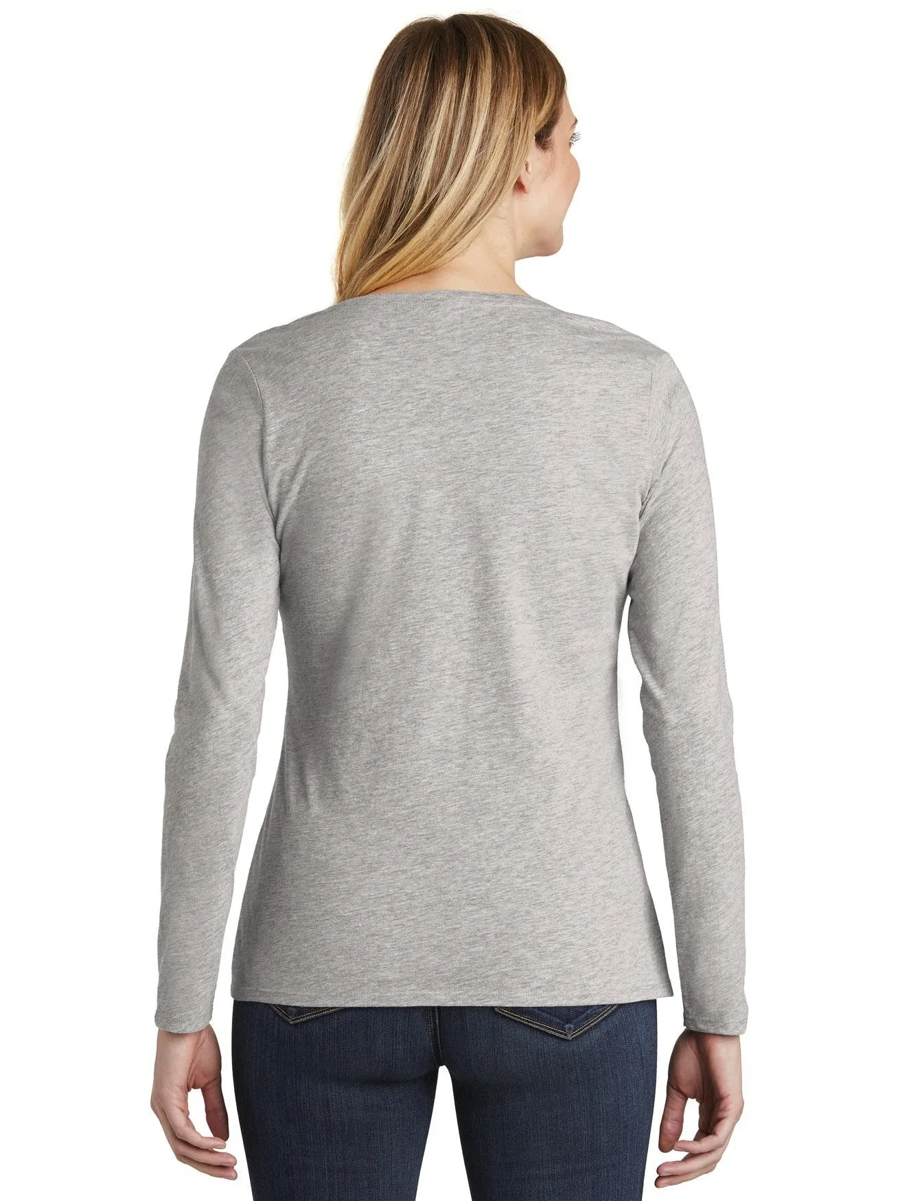 DistrictLadies Very Important TeeLong Sleeve V-Neck