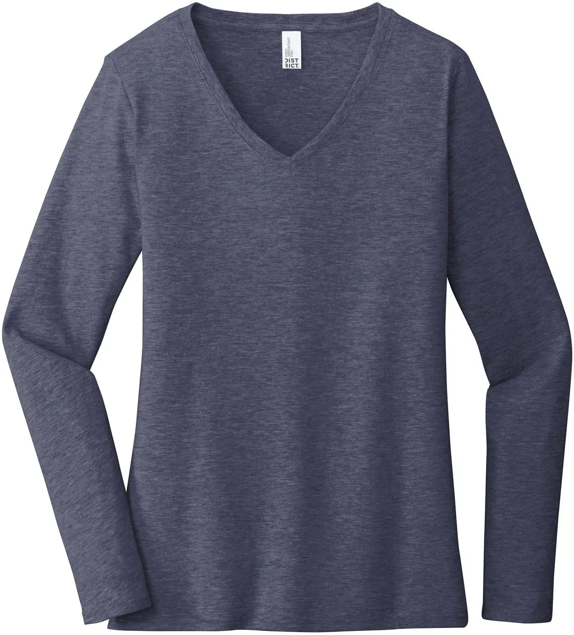 DistrictLadies Very Important TeeLong Sleeve V-Neck