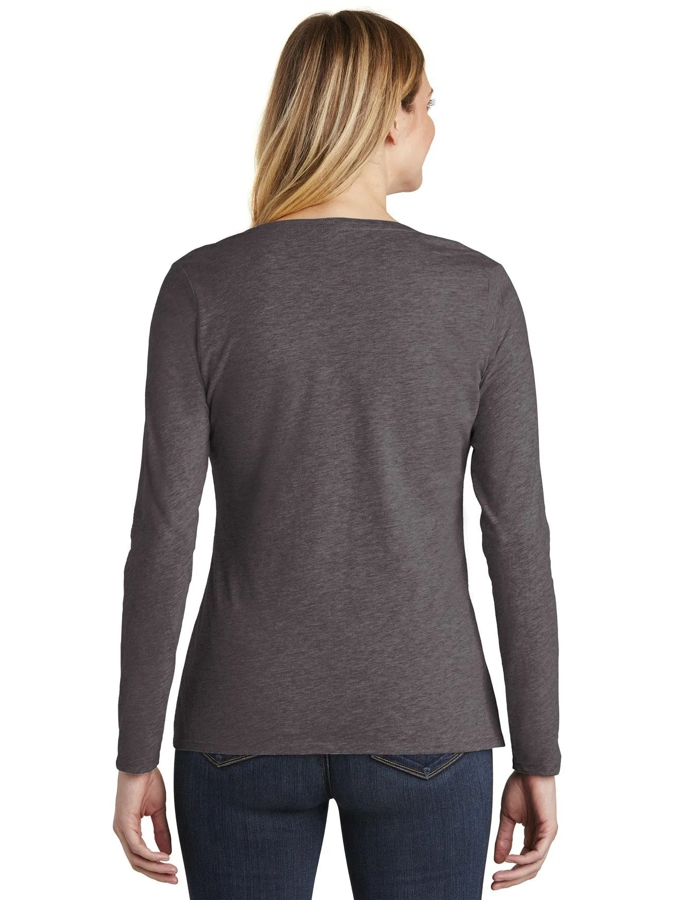 DistrictLadies Very Important TeeLong Sleeve V-Neck