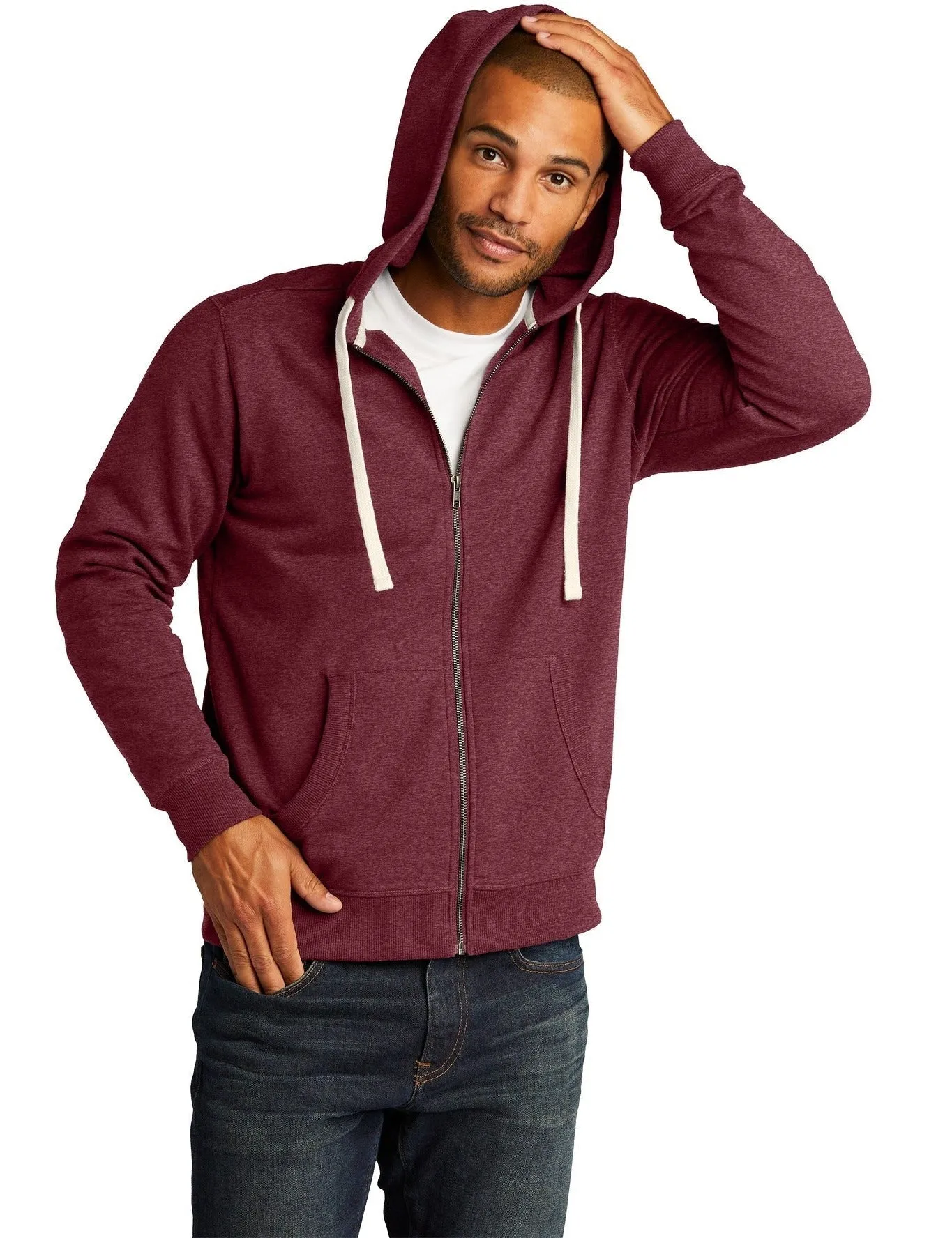 DistrictRe-FleeceFull-Zip Hoodie