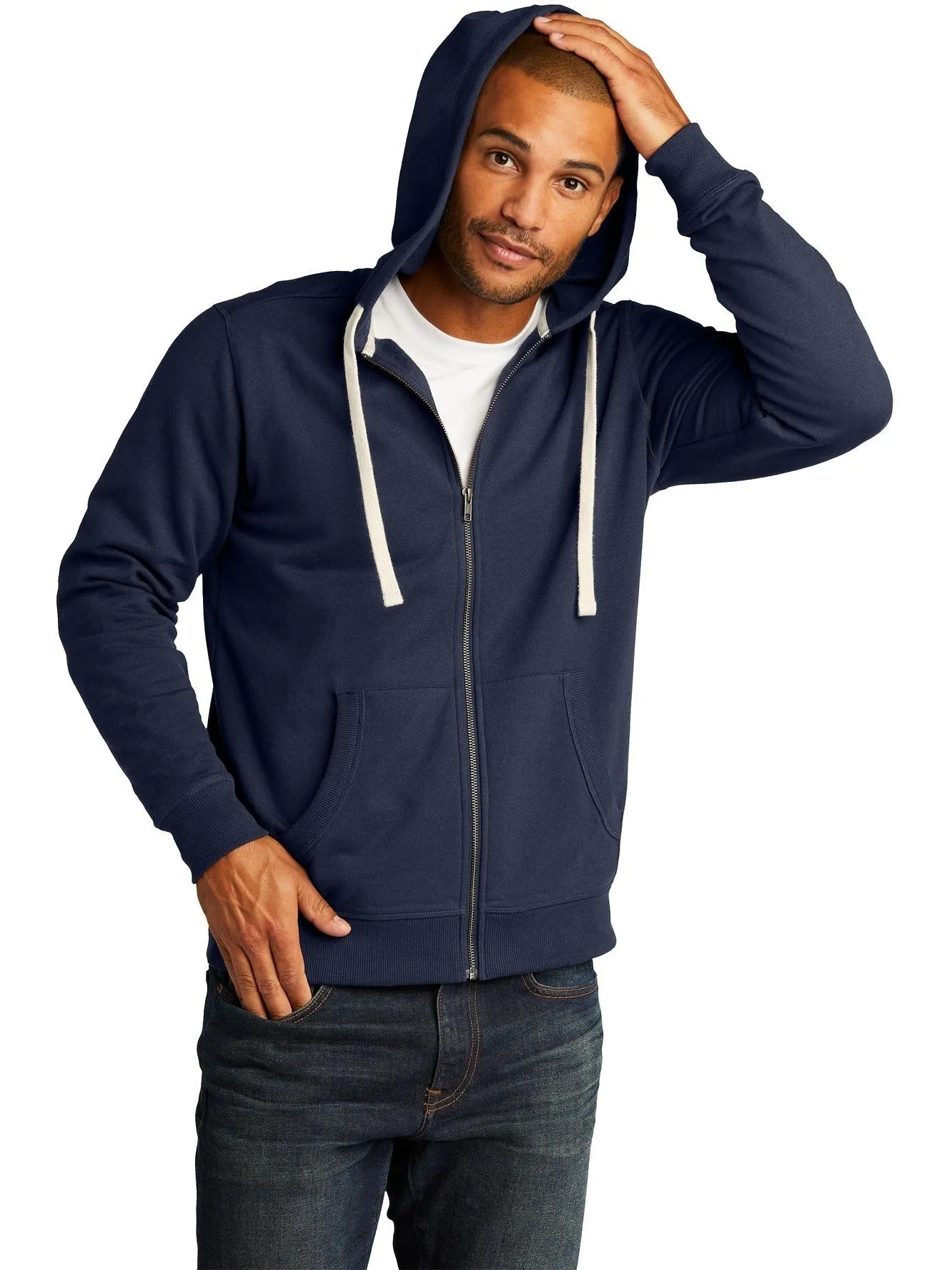 DistrictRe-FleeceFull-Zip Hoodie