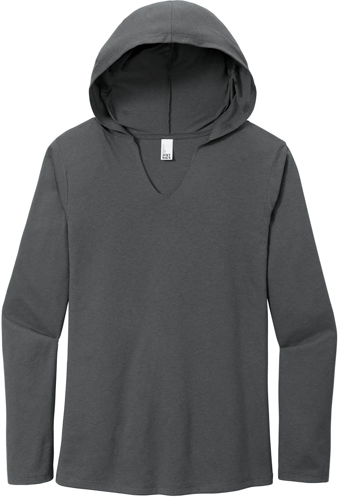 DistrictWomens Perfect Tri-Long Sleeve Hoodie