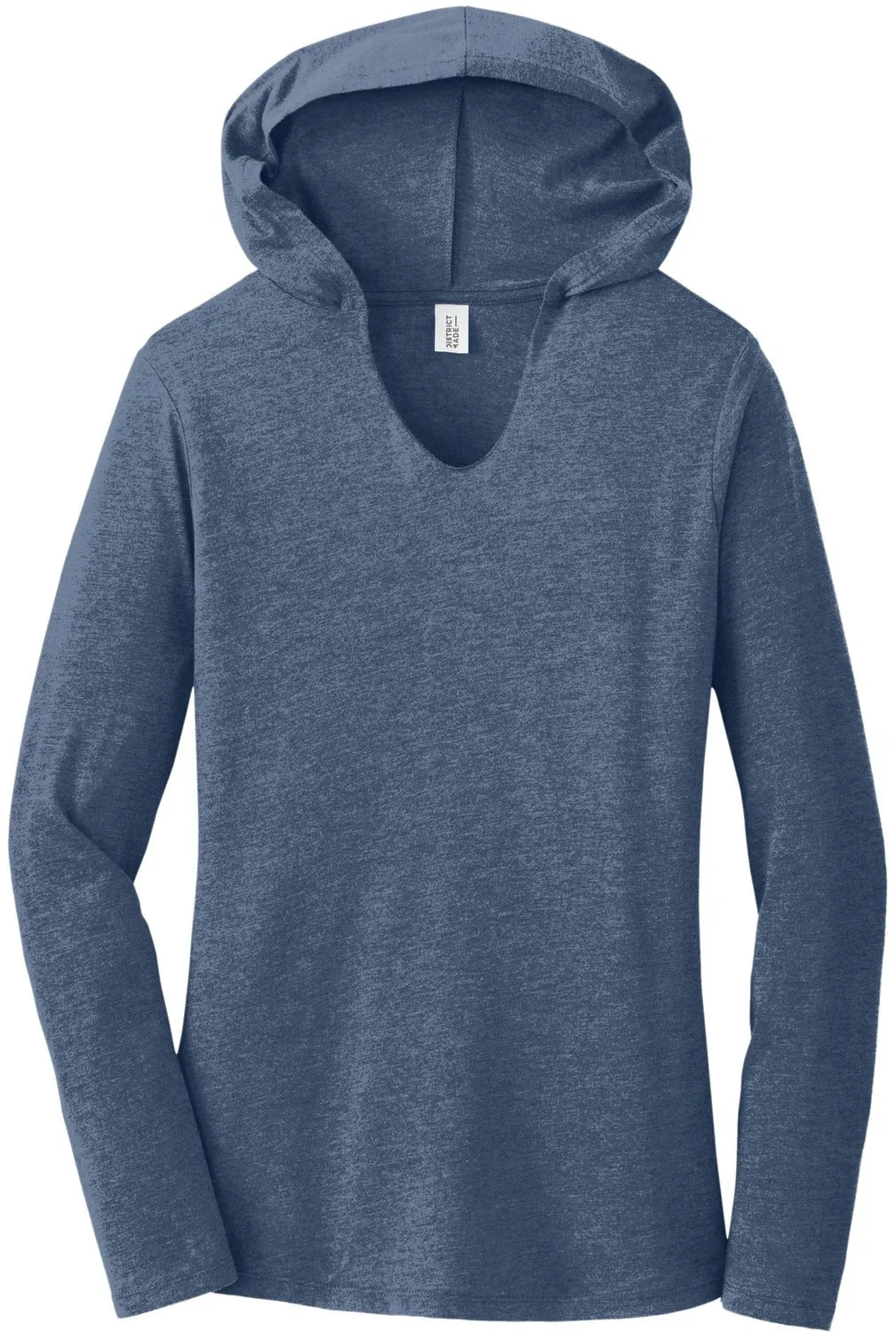 DistrictWomens Perfect Tri-Long Sleeve Hoodie