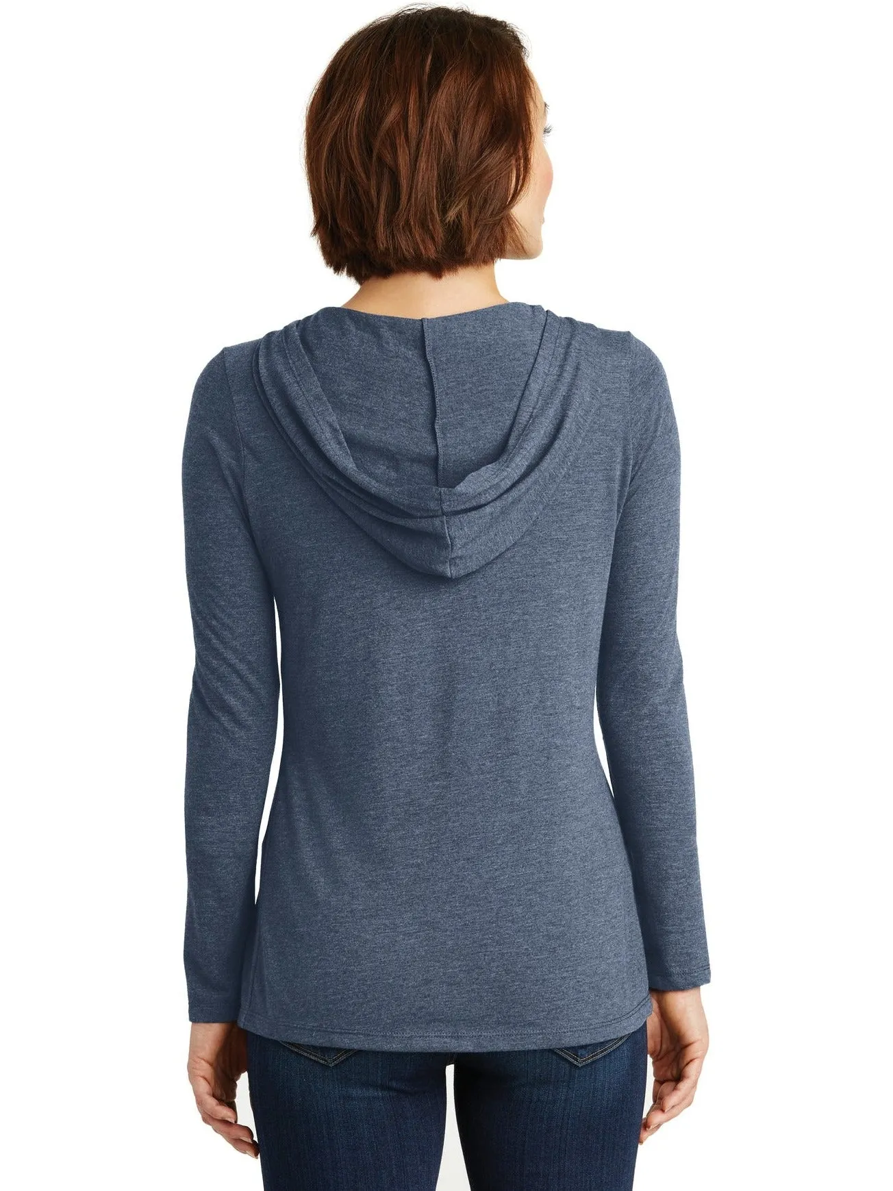 DistrictWomens Perfect Tri-Long Sleeve Hoodie