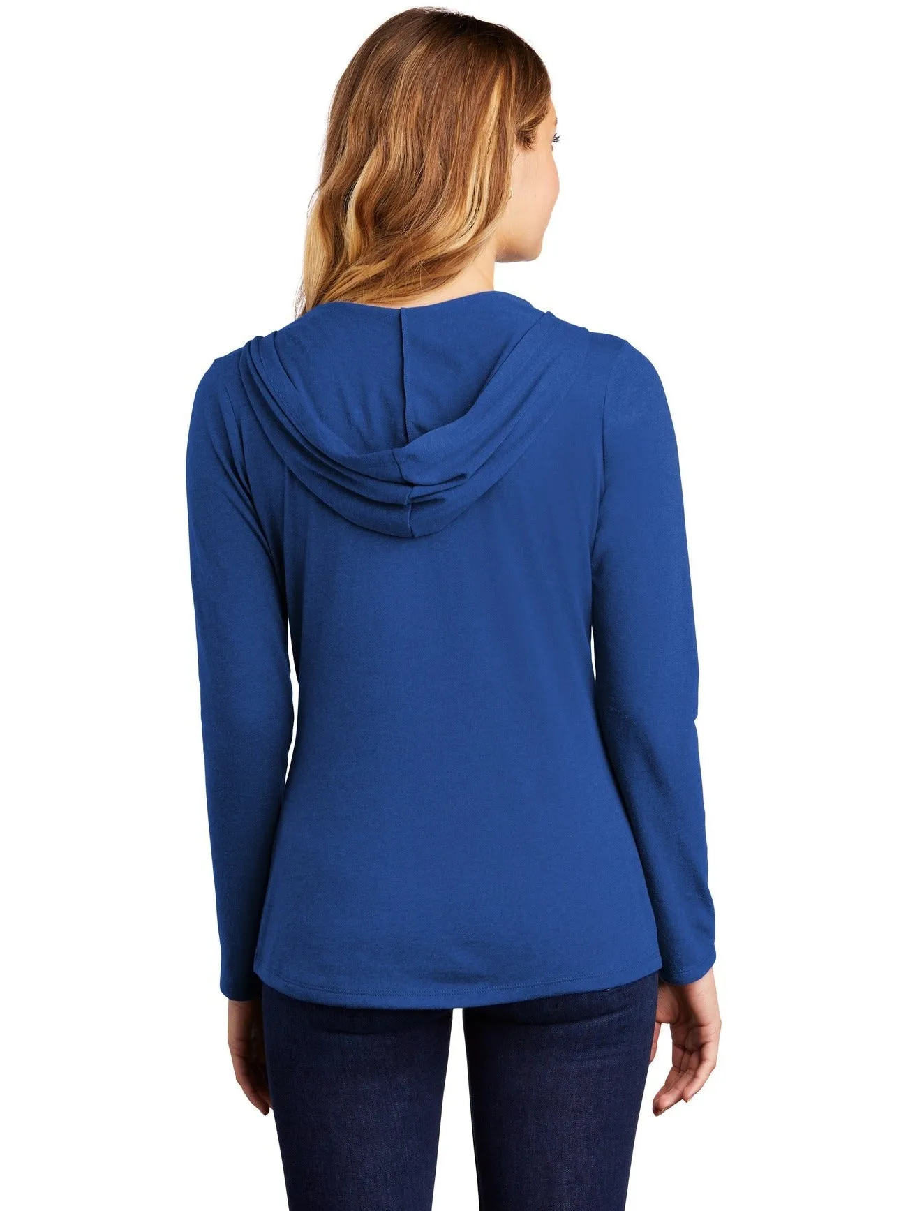 DistrictWomens Perfect Tri-Long Sleeve Hoodie