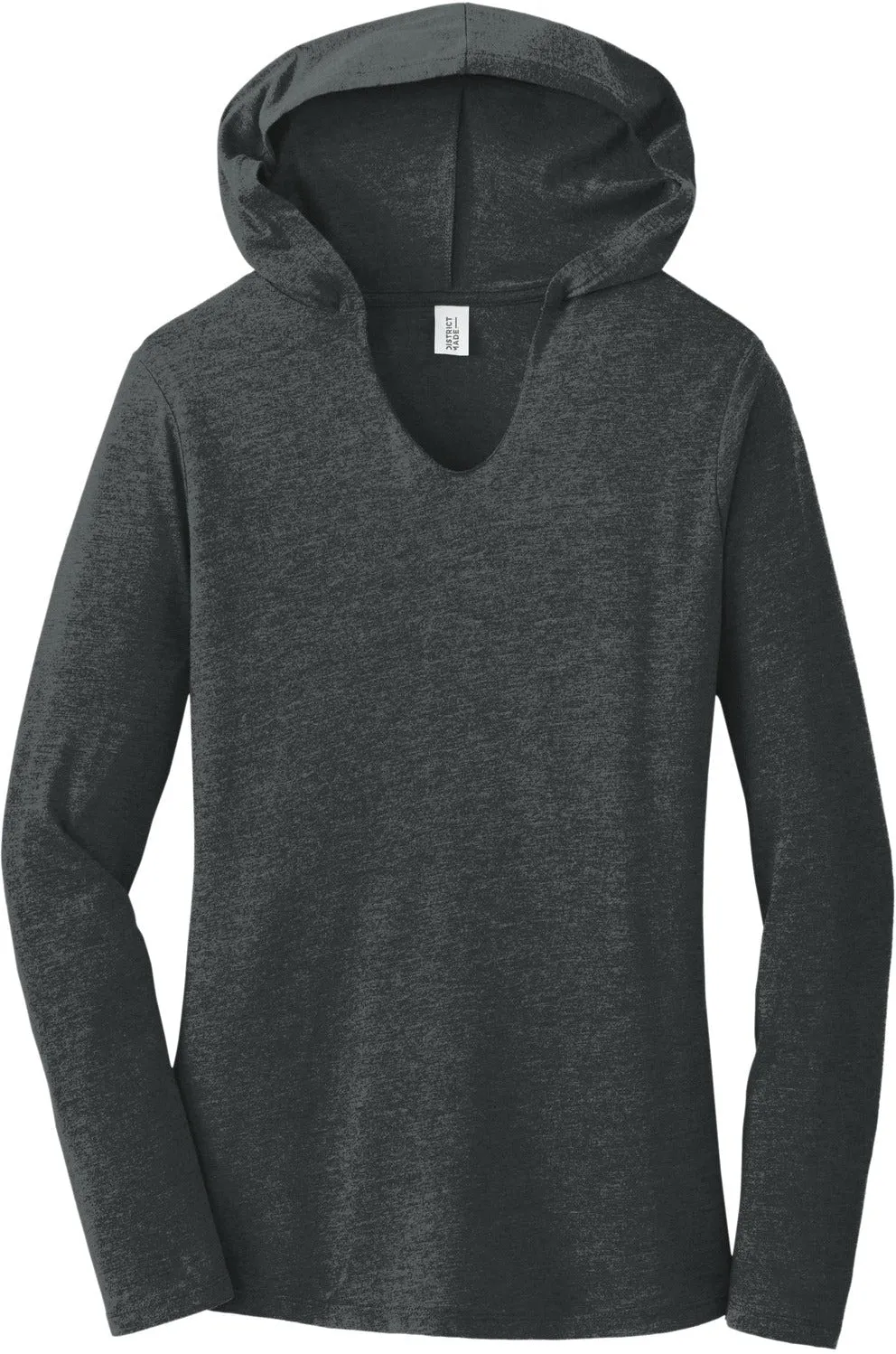 DistrictWomens Perfect Tri-Long Sleeve Hoodie