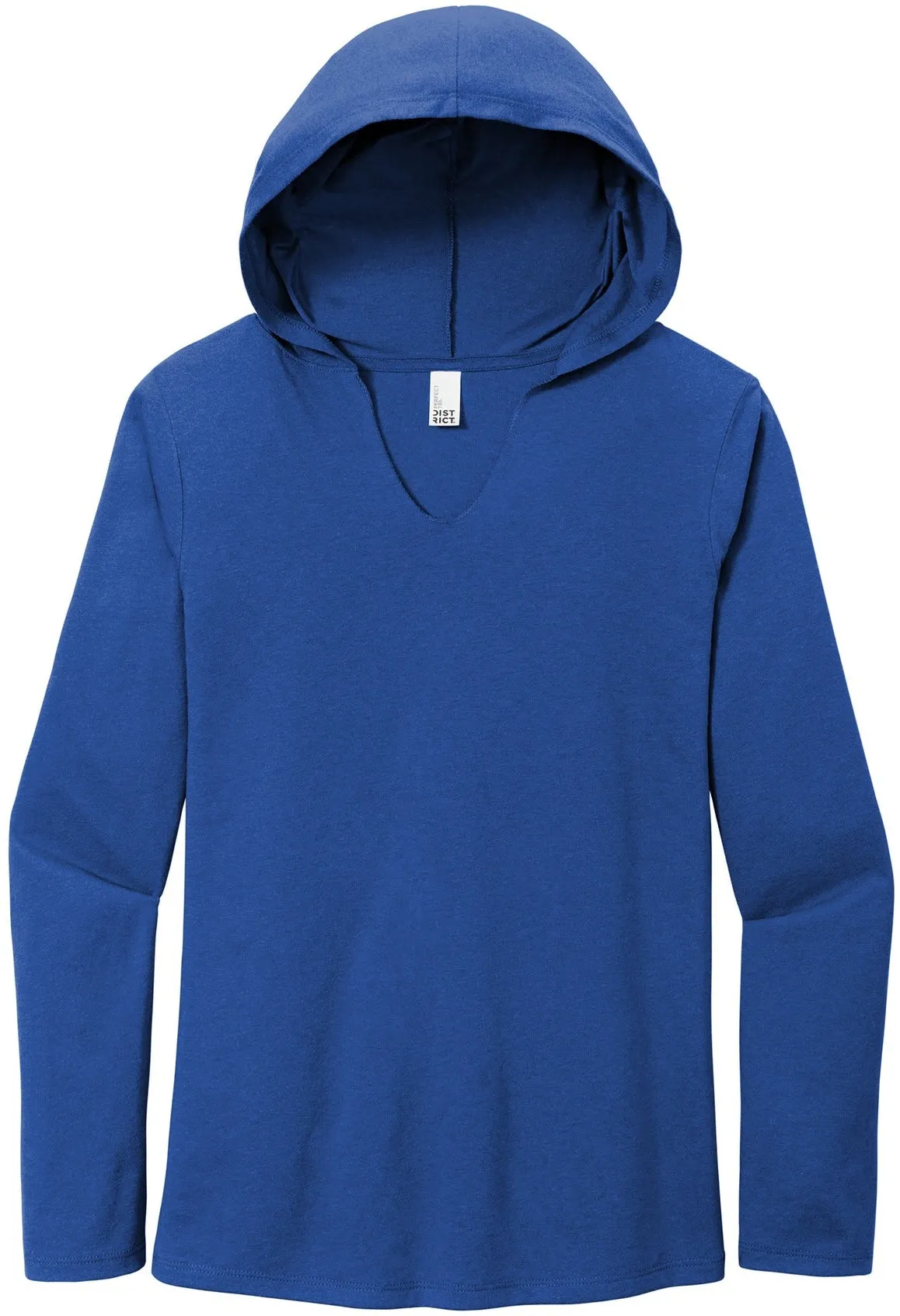 DistrictWomens Perfect Tri-Long Sleeve Hoodie