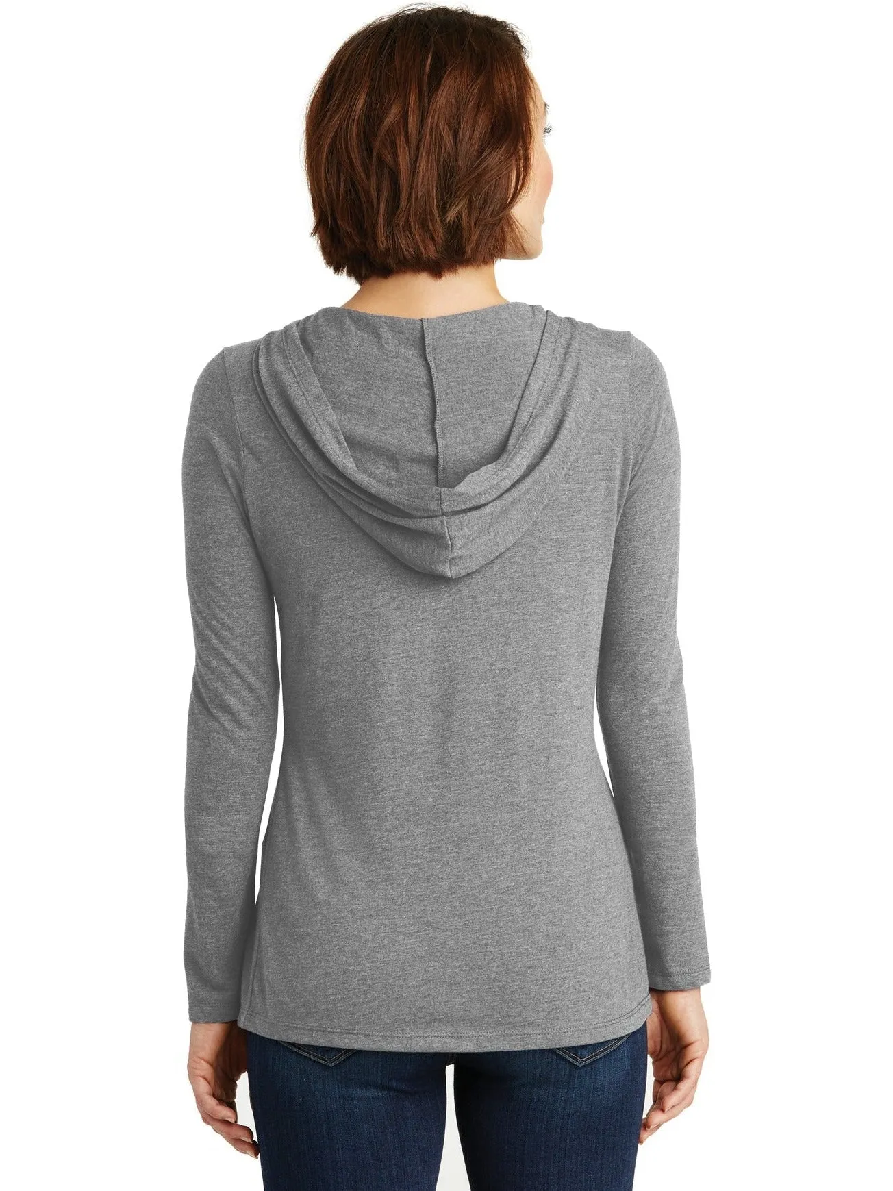 DistrictWomens Perfect Tri-Long Sleeve Hoodie