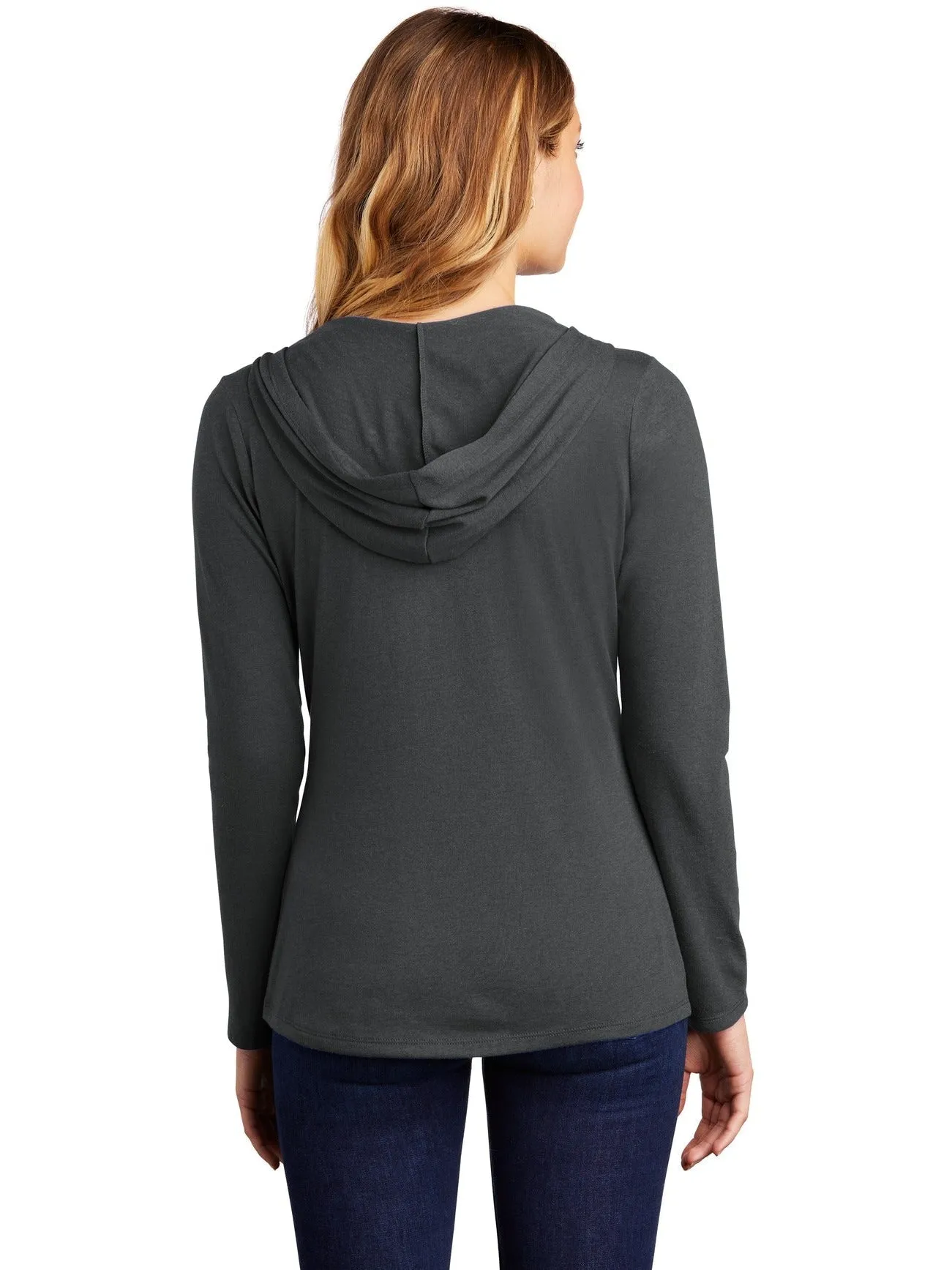 DistrictWomens Perfect Tri-Long Sleeve Hoodie