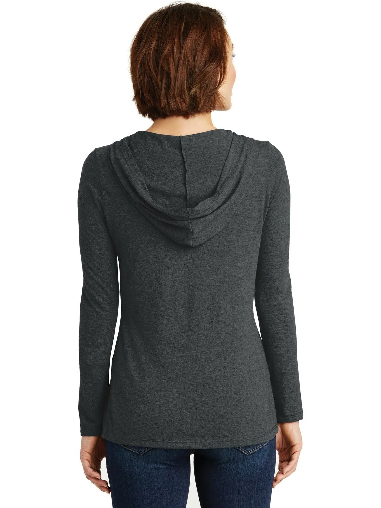 DistrictWomens Perfect Tri-Long Sleeve Hoodie