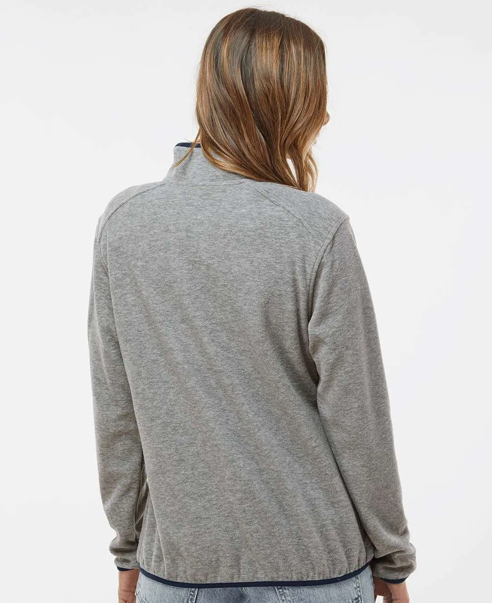 DRI Duck Ladies Aspen Mlange Mountain Fleece Pullover