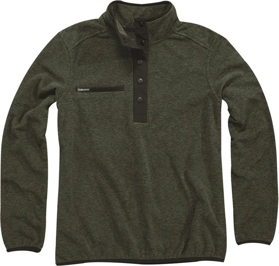 DRI Duck Ladies Aspen Mlange Mountain Fleece Pullover