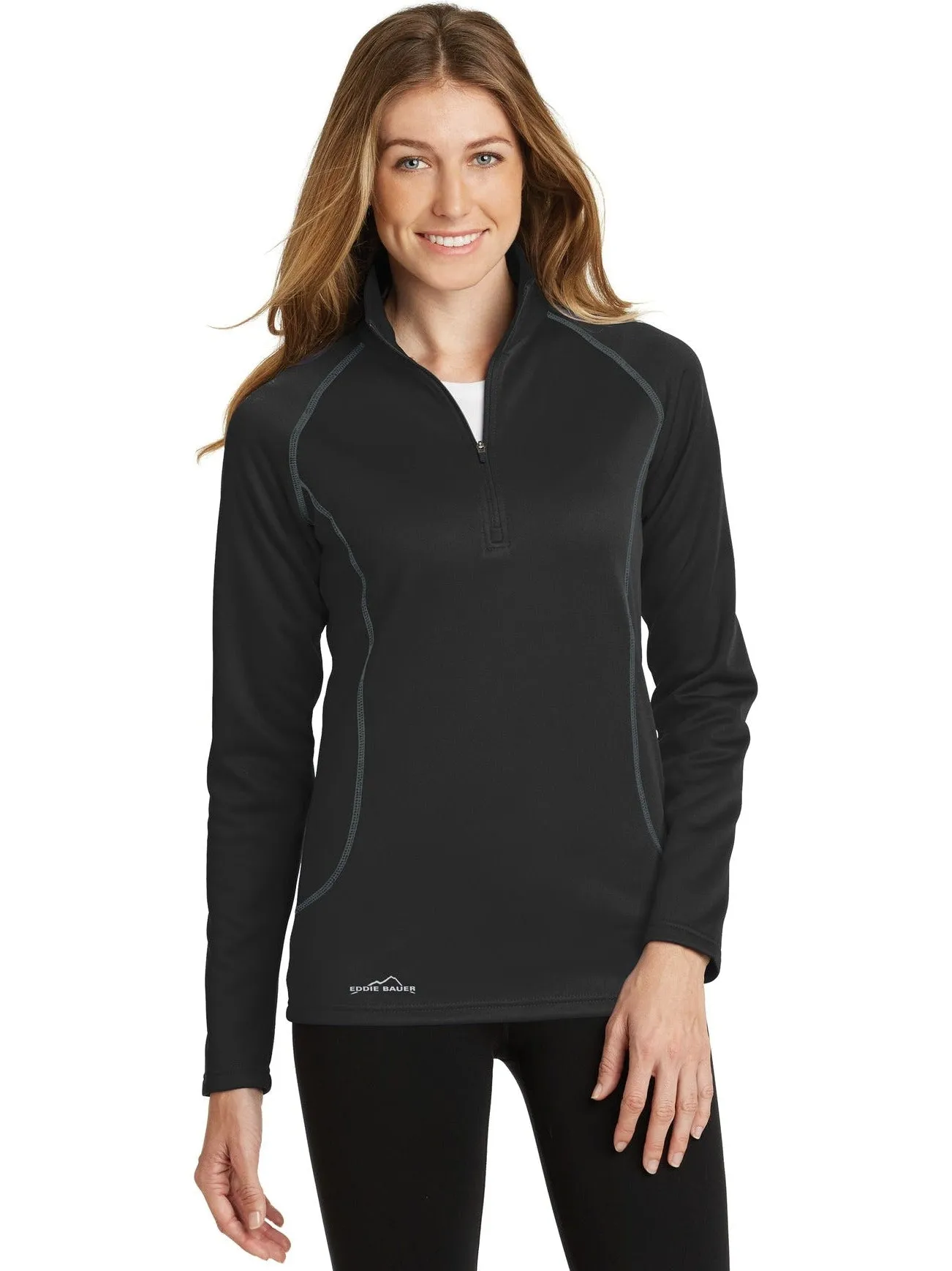 Eddie Bauer Ladies 1/2-Zip Base Layer Fleece
