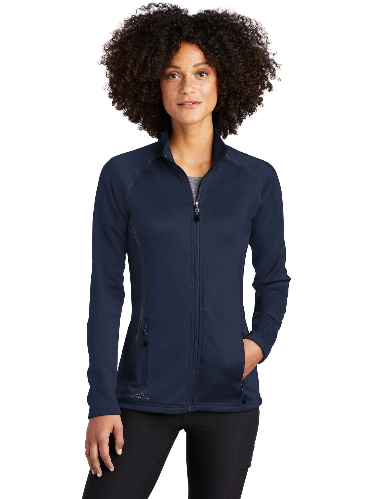 Eddie BauerLadies Smooth Fleece Base Layer Full-Zip