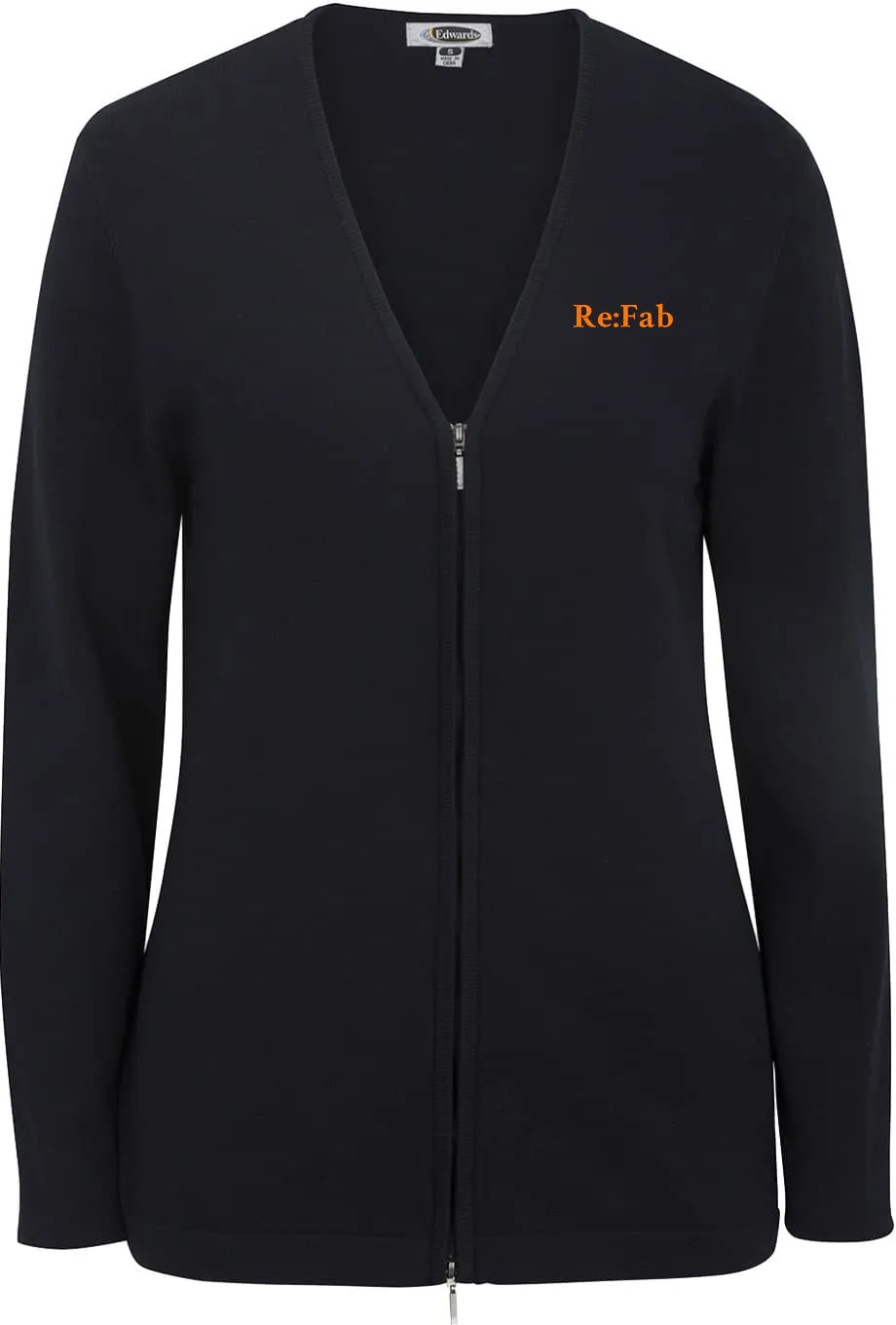 Edwards Ladies Full Zip Fine Gauge Cardigan Sweater