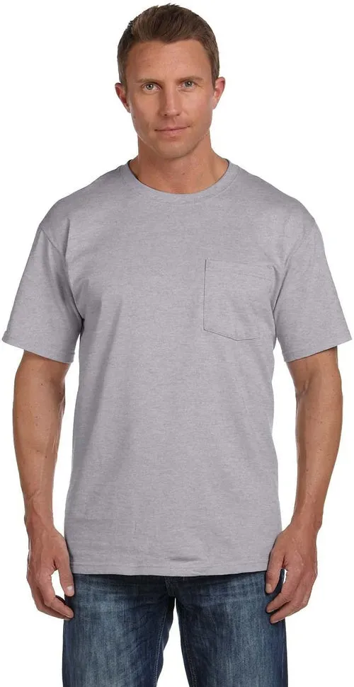 Fruit of the Loom HD Cotton Pocket T-Shirt