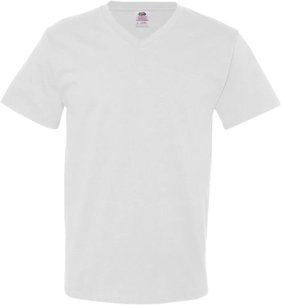 Fruit of the Loom HD Cotton V-Neck T-Shirt