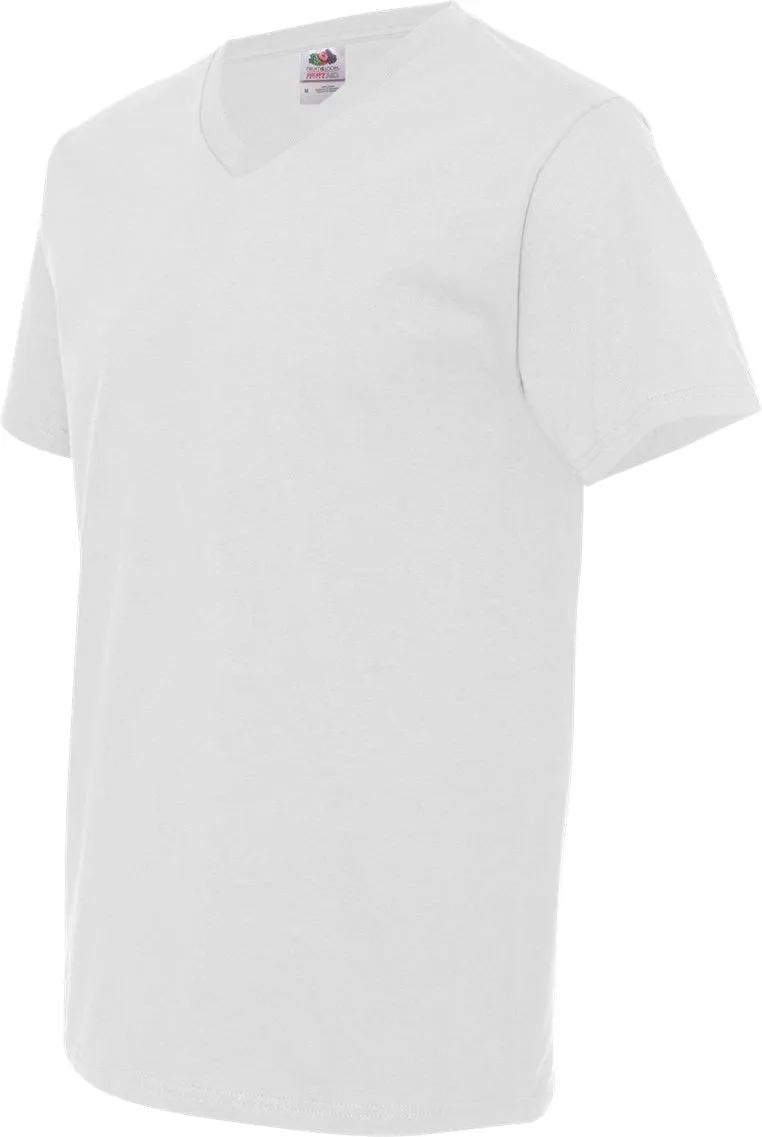 Fruit of the Loom HD Cotton V-Neck T-Shirt