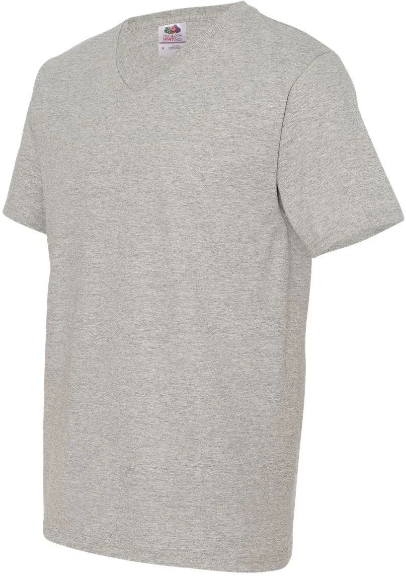 Fruit of the Loom HD Cotton V-Neck T-Shirt
