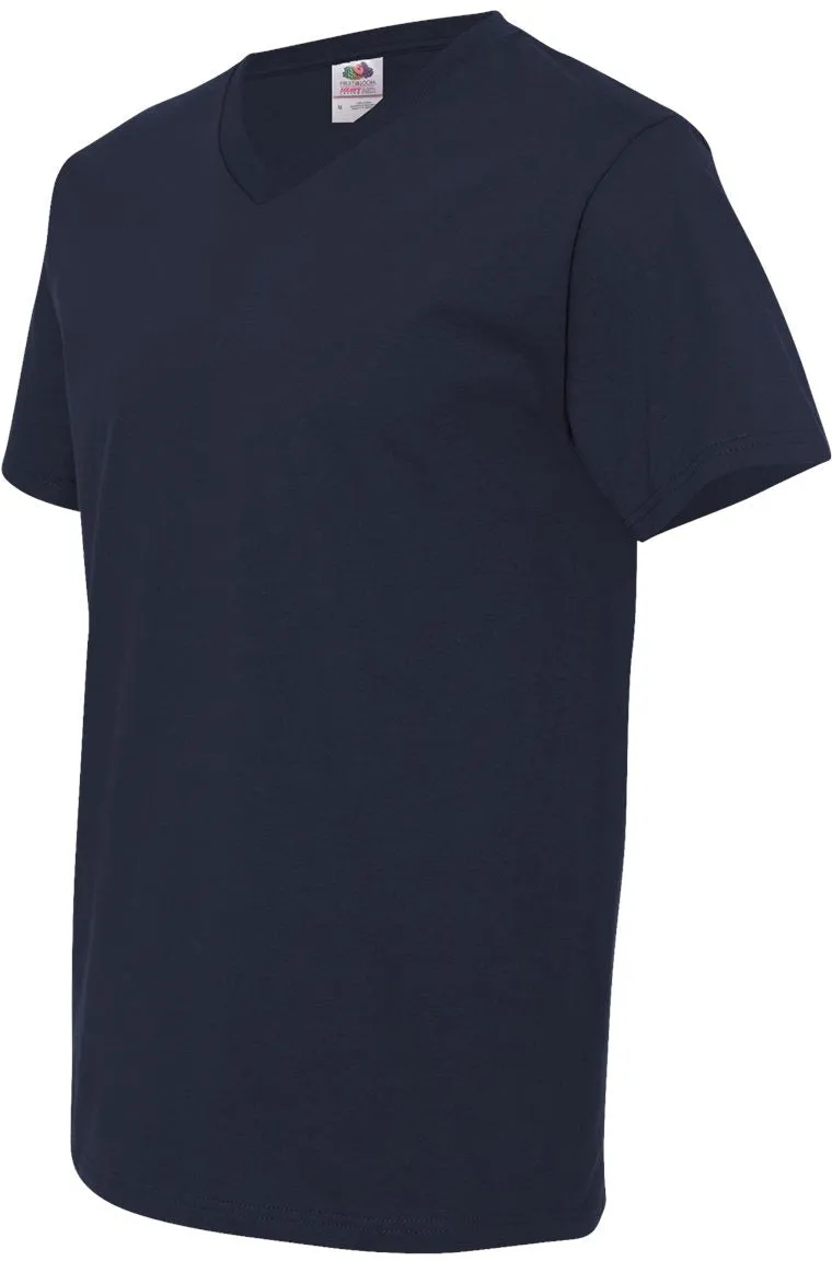 Fruit of the Loom HD Cotton V-Neck T-Shirt