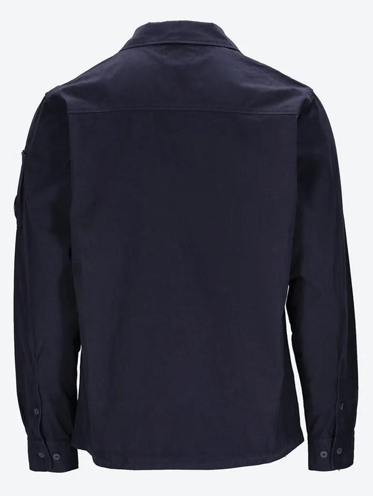 Full zip overshirt