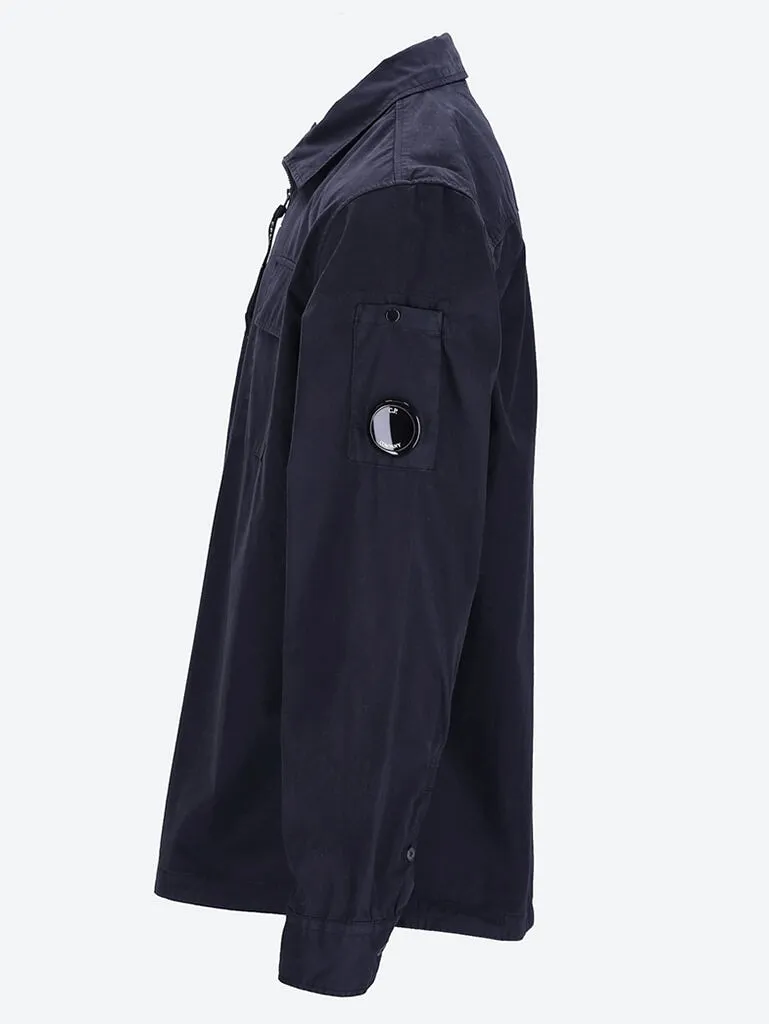 Full zip overshirt
