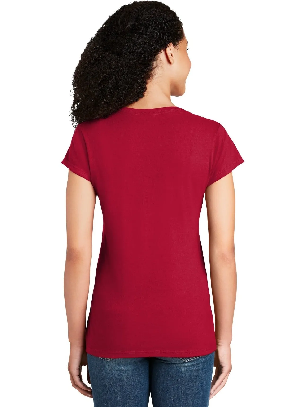 Gildan SoftstyleLadies Fit V-Neck T-Shirt