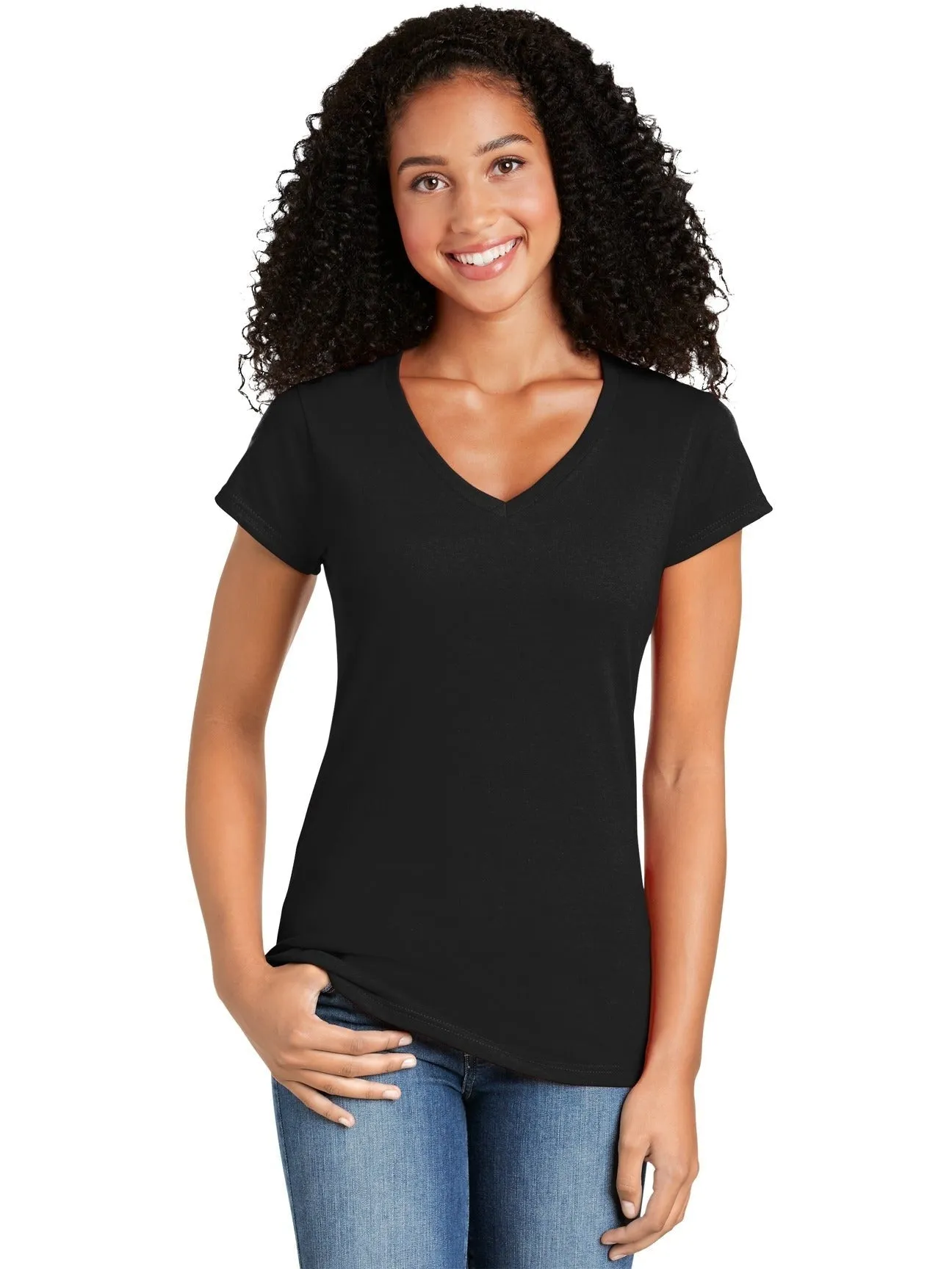 Gildan SoftstyleLadies Fit V-Neck T-Shirt