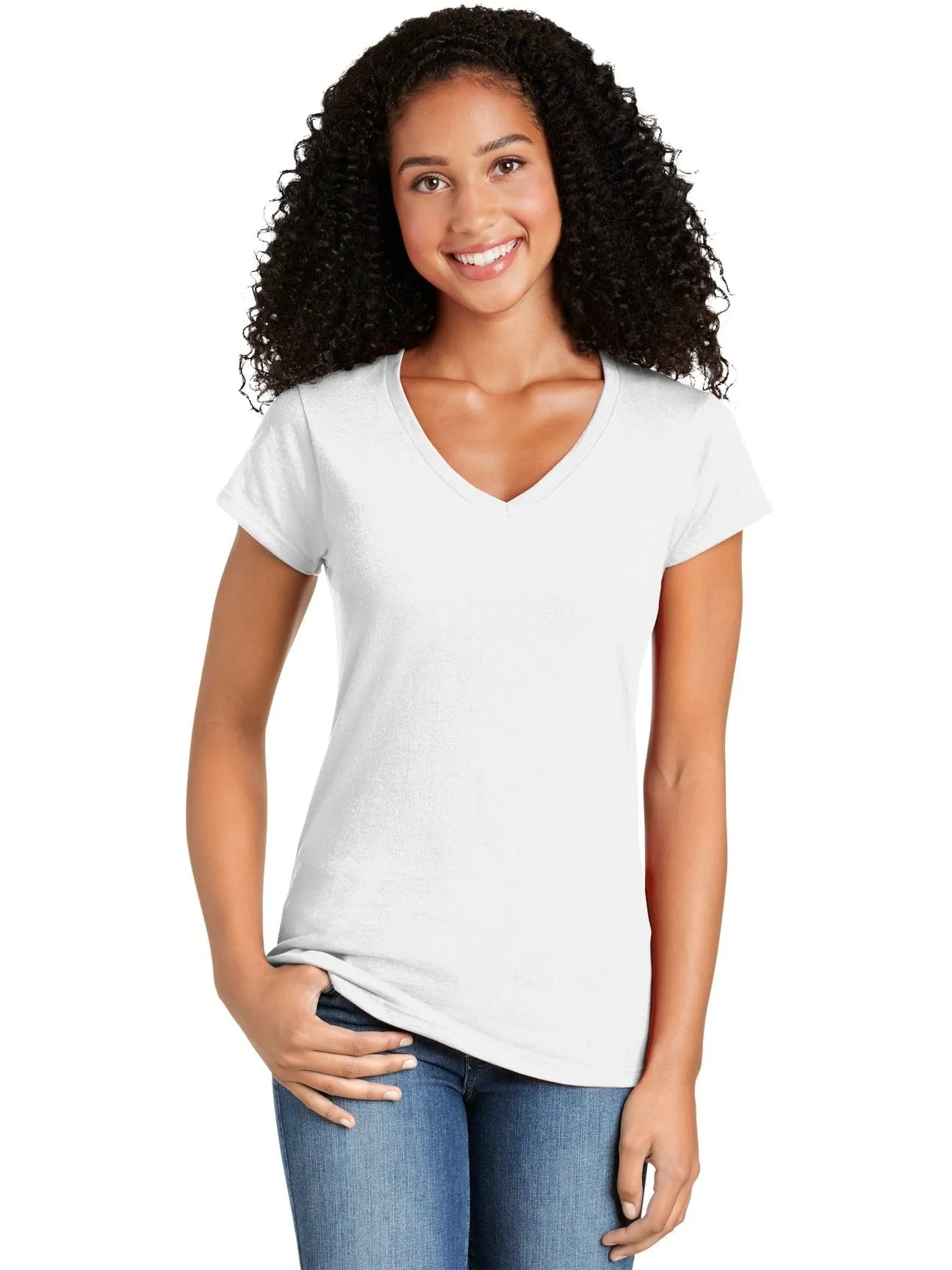 Gildan SoftstyleLadies Fit V-Neck T-Shirt
