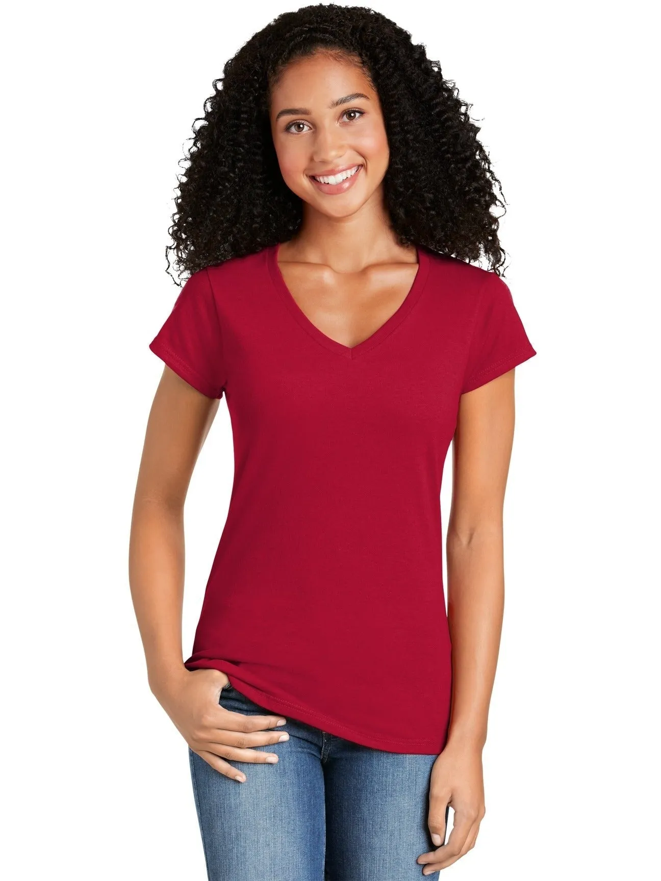 Gildan SoftstyleLadies Fit V-Neck T-Shirt