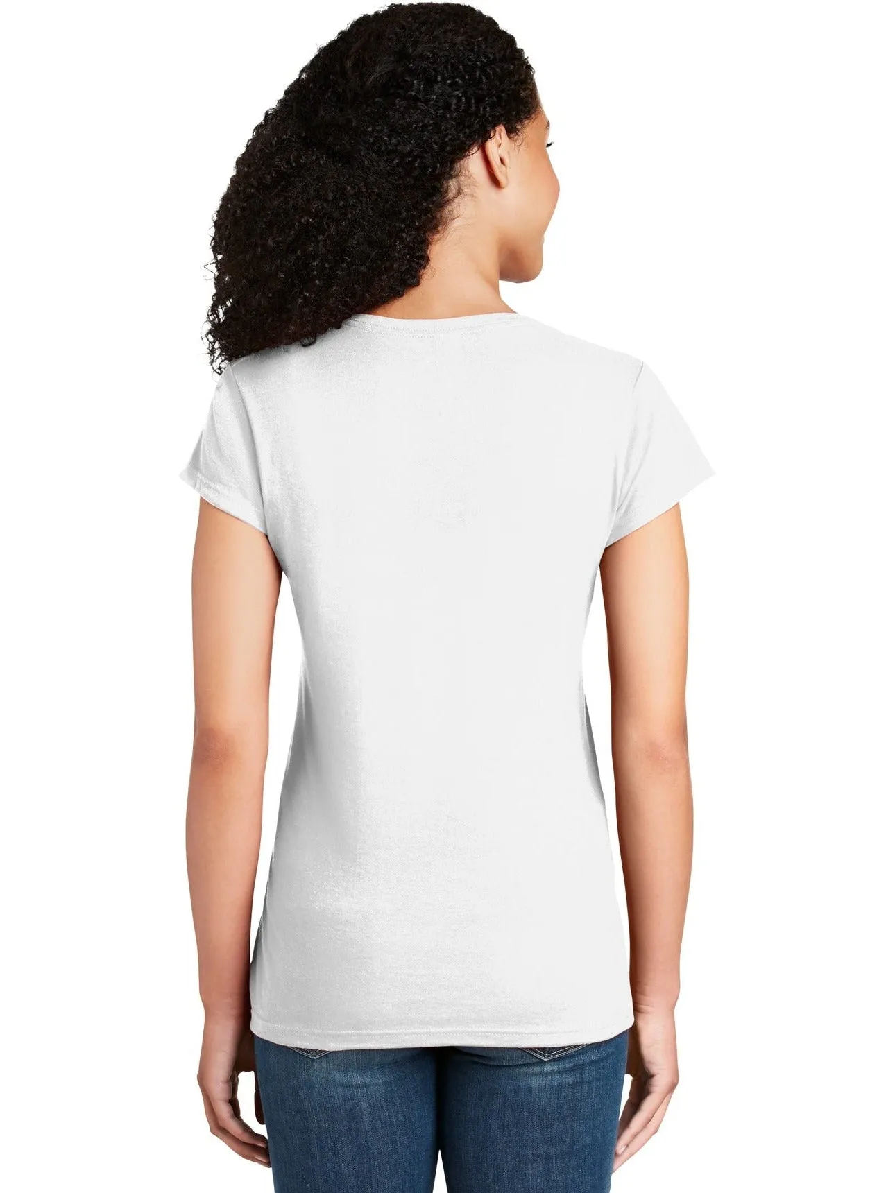 Gildan SoftstyleLadies Fit V-Neck T-Shirt