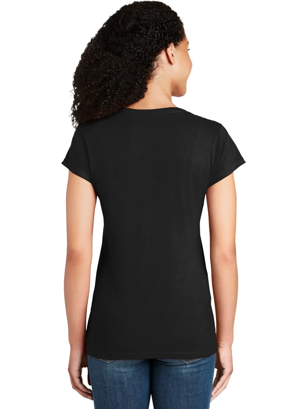 Gildan SoftstyleLadies Fit V-Neck T-Shirt