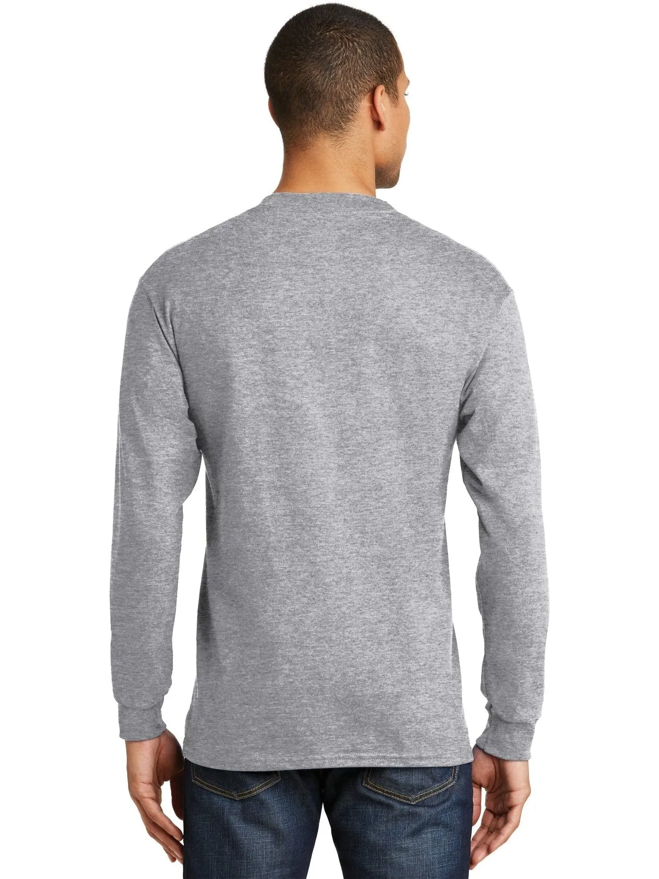 Hanes Beefy Long Sleeve Cotton T-Shirt