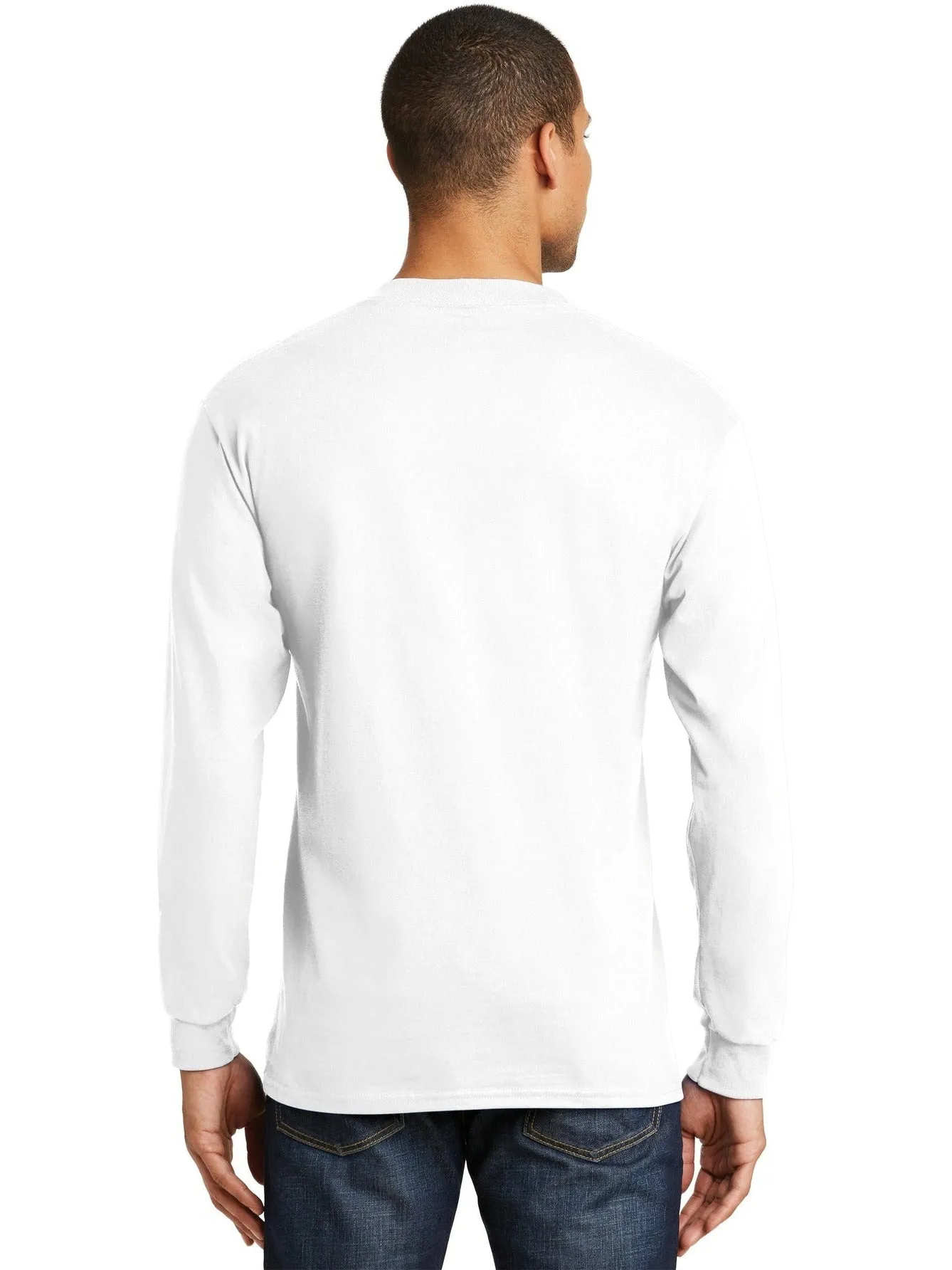 Hanes Beefy Long Sleeve Cotton T-Shirt