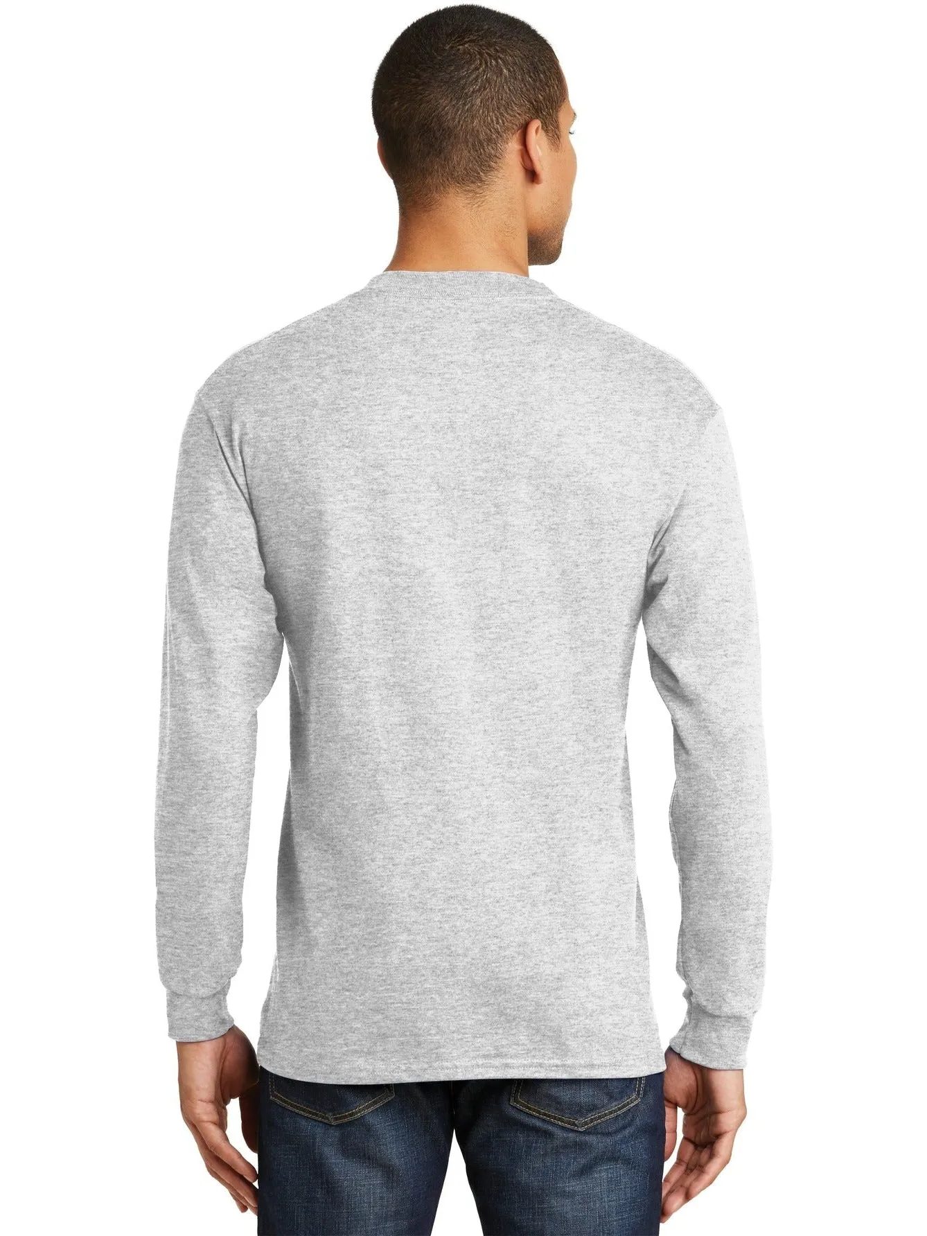 Hanes Beefy Long Sleeve Cotton T-Shirt