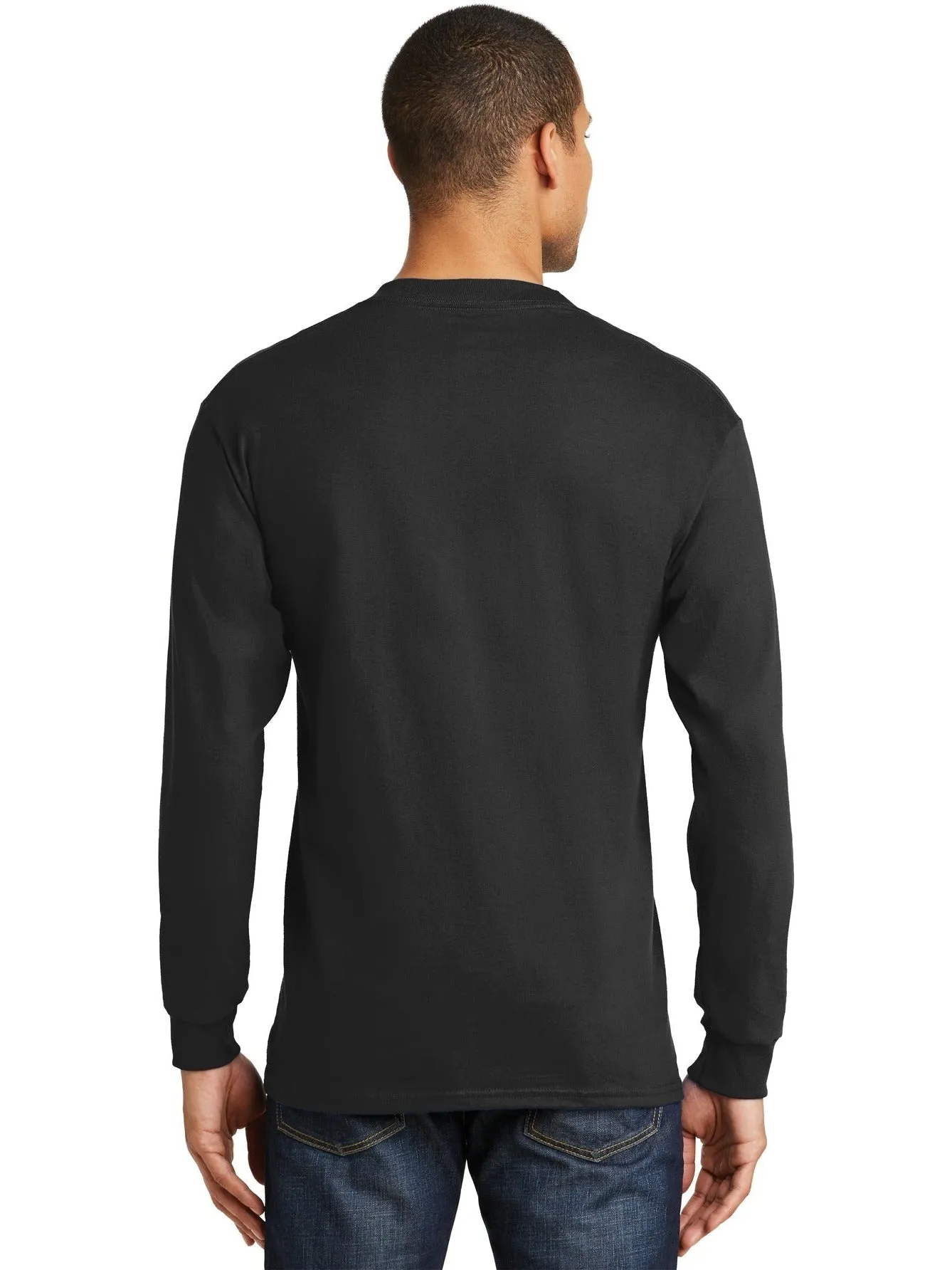 Hanes Beefy Long Sleeve Cotton T-Shirt