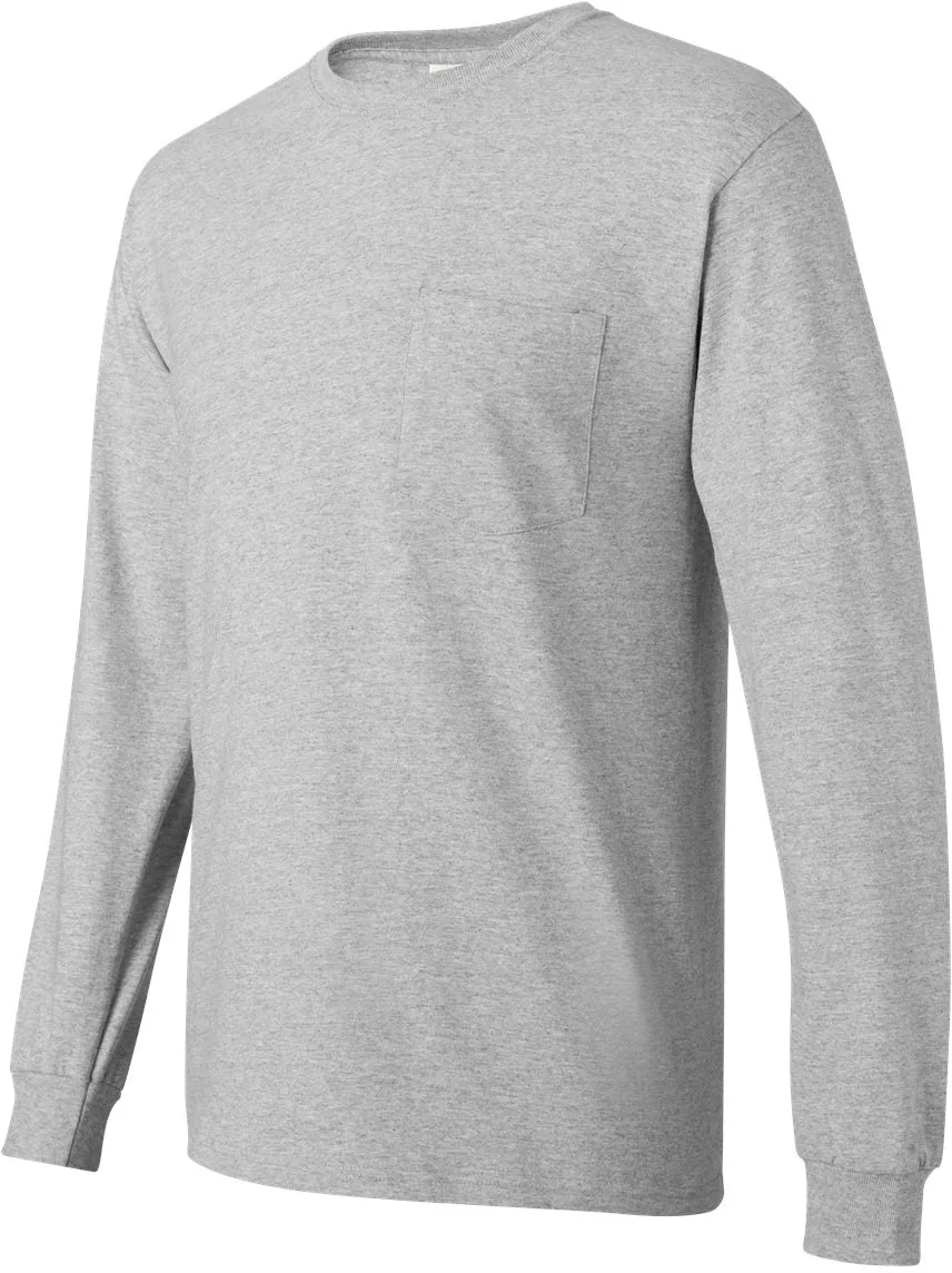 Hanes Men's Authentic Long-Sleeve Pocket T-Shirt
