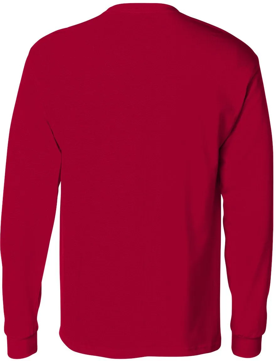 Hanes Men's Authentic Long-Sleeve Pocket T-Shirt
