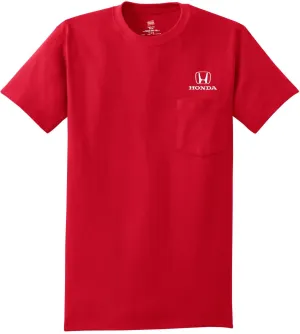 HanesAuthentic Cotton T-Shirt with Pocket