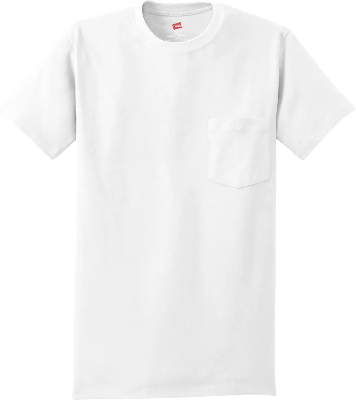 HanesAuthentic Cotton T-Shirt with Pocket