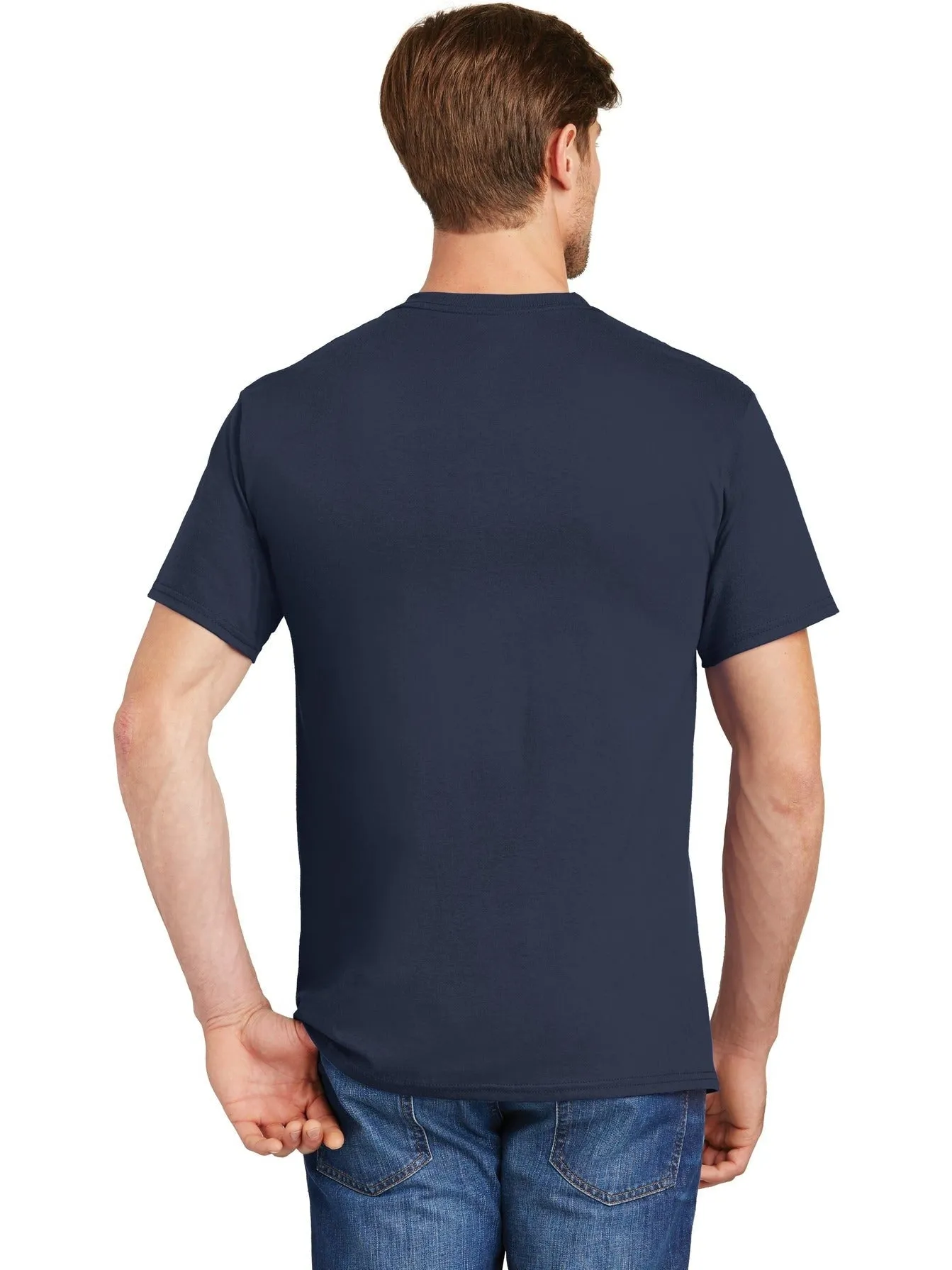 HanesAuthentic Cotton T-Shirt with Pocket
