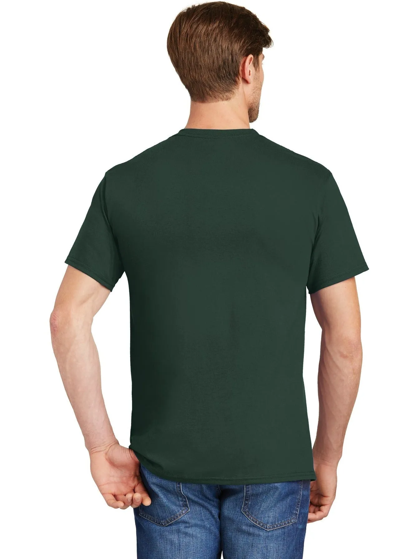 HanesAuthentic Cotton T-Shirt with Pocket