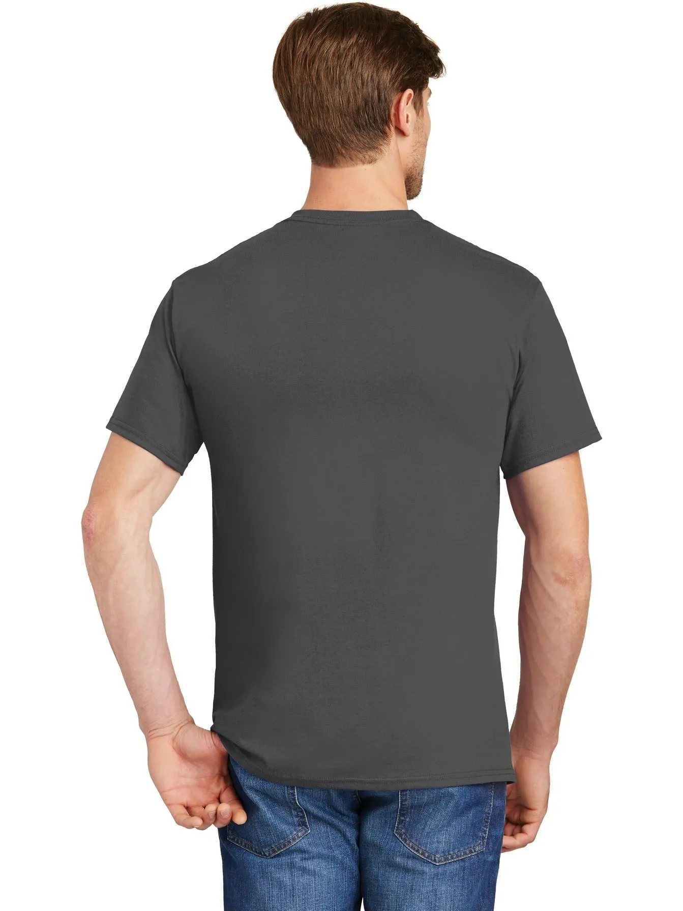 HanesAuthentic Cotton T-Shirt with Pocket
