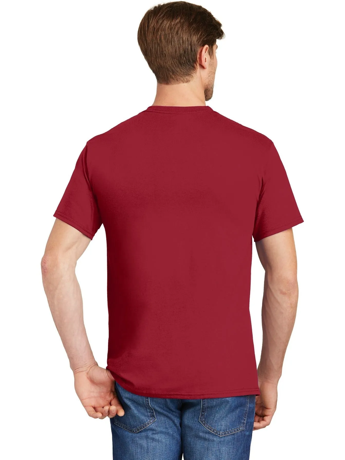 HanesAuthentic Cotton T-Shirt with Pocket