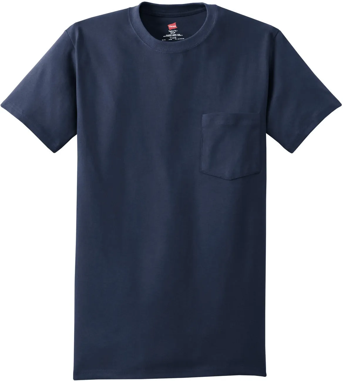 HanesAuthentic Cotton T-Shirt with Pocket