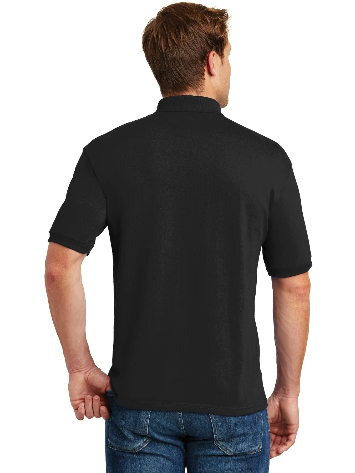 HanesEcoSmart5.2-Ounce Jersey Knit Sport Shirt