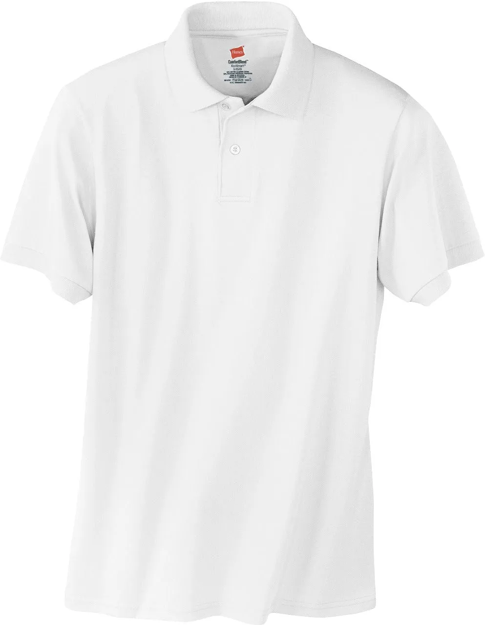 HanesEcoSmart5.2-Ounce Jersey Knit Sport Shirt