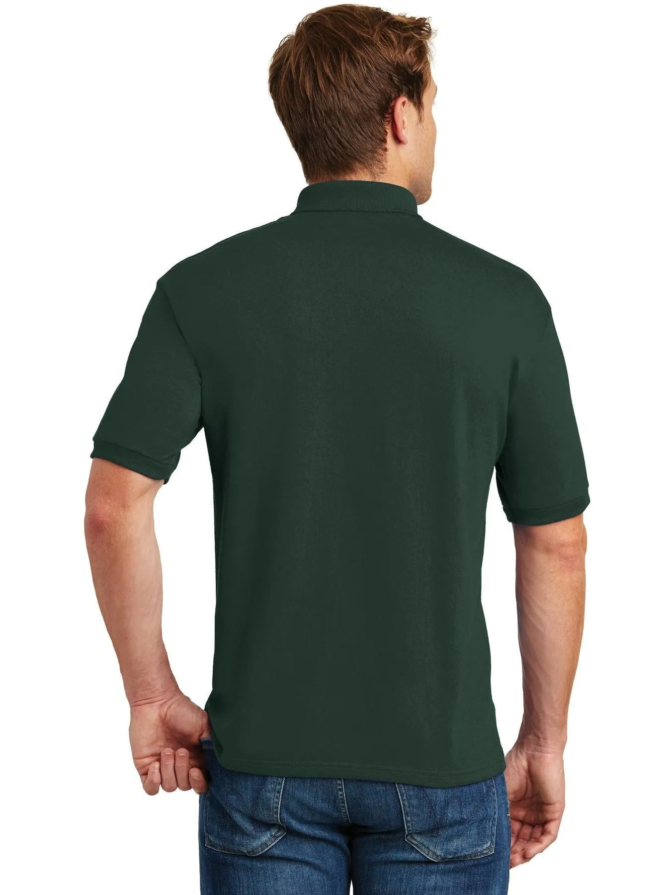 HanesEcoSmart5.2-Ounce Jersey Knit Sport Shirt
